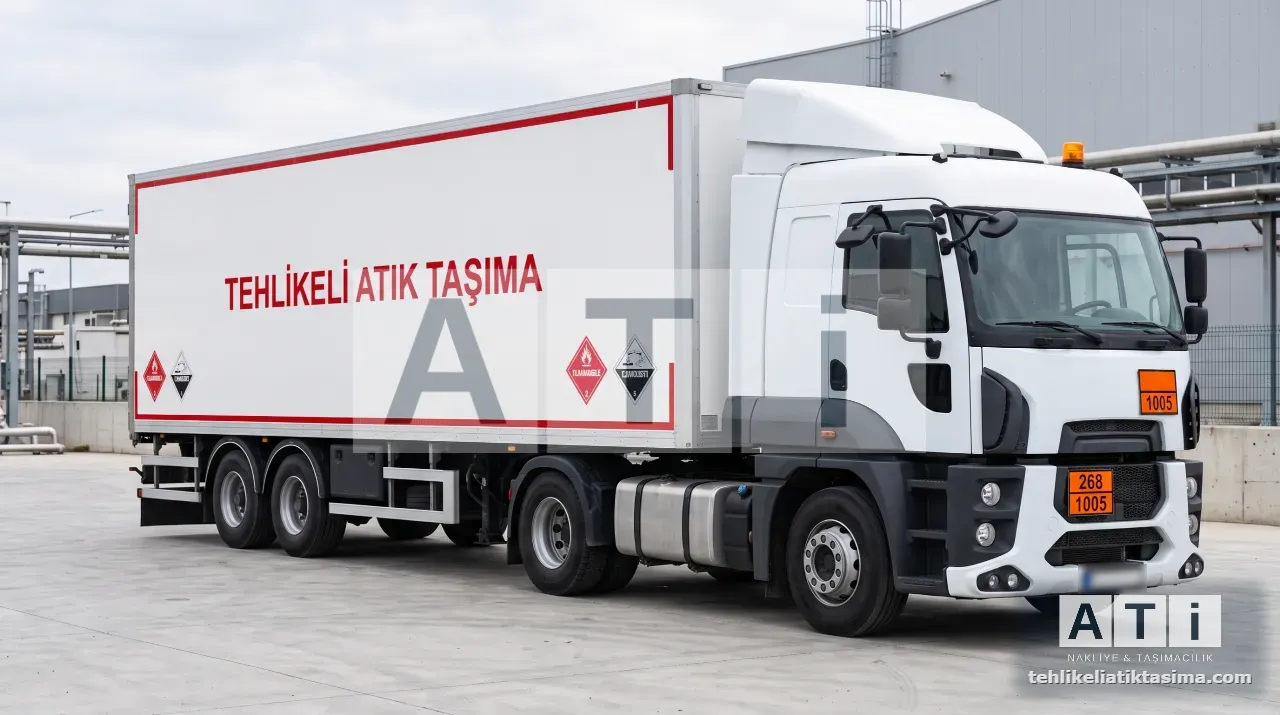 İkitelli OSB tehlikeli atık taşıma aracı